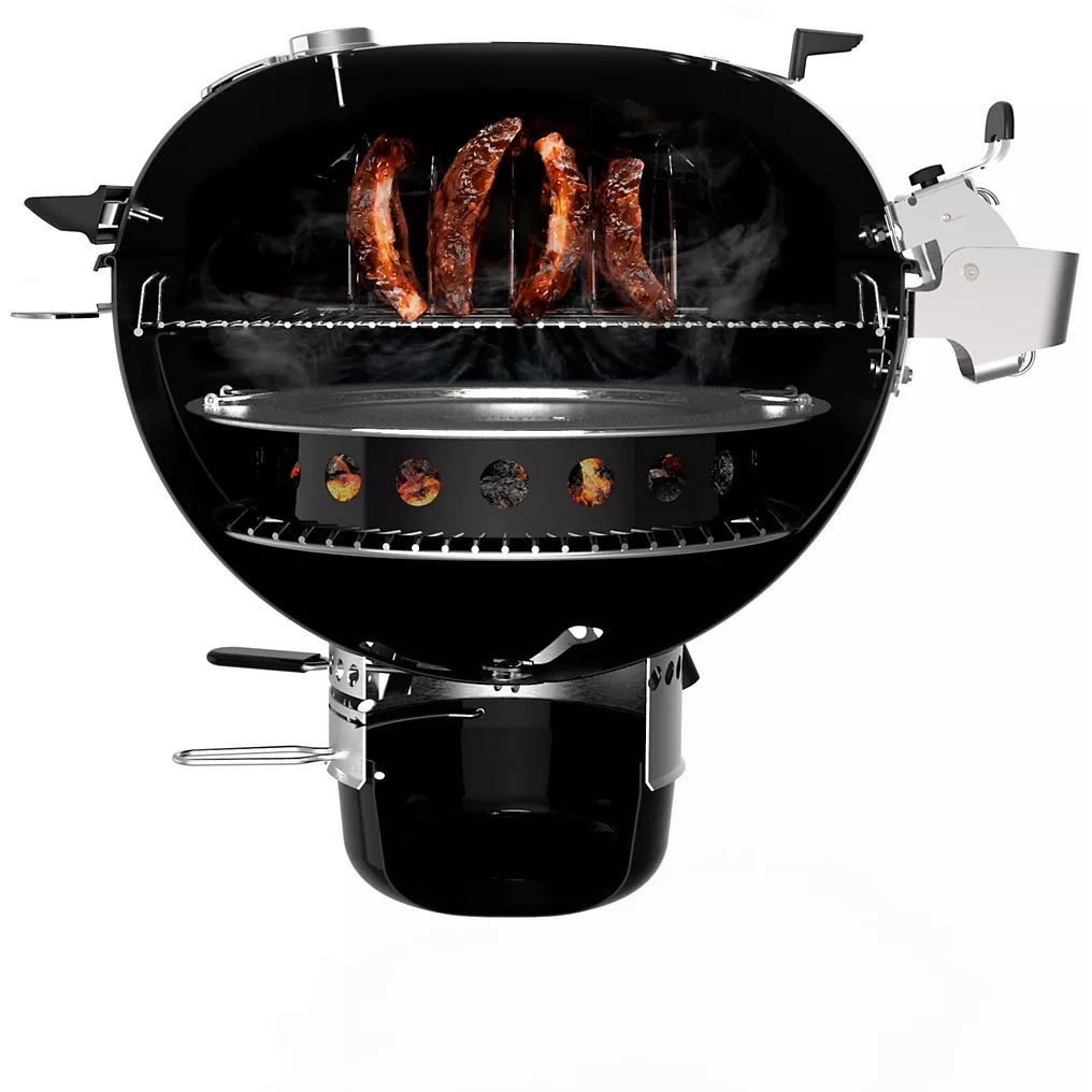 Barbecue charbon WEBER master-touch GBS premium E-5775 black sur pied 57 cm – Image 9