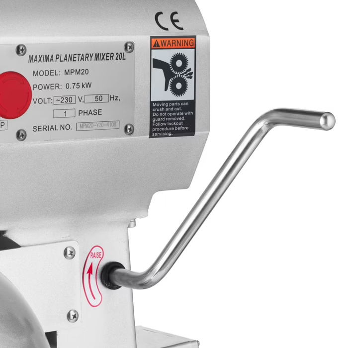 Maxima Mixer planétaire 20 L jusqu'à 10 kg de pâte 3 vitesses – Image 7