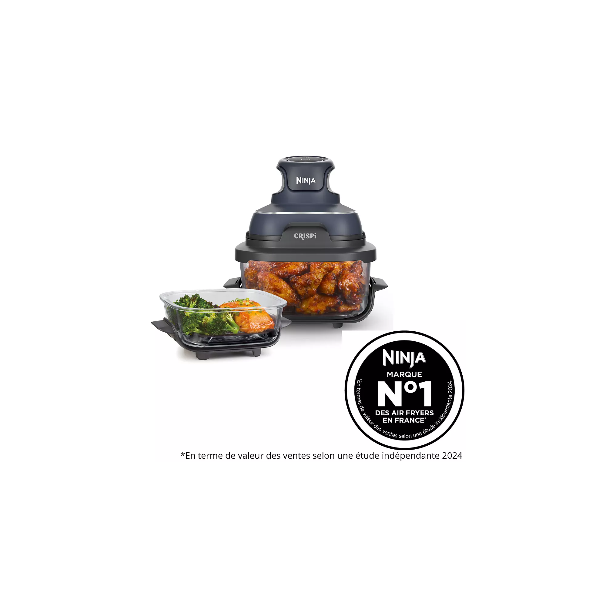Friteuse sans huile NINJA CRISPi 4-in-1 Gris Cyber Space FN101EUGY – Image 6